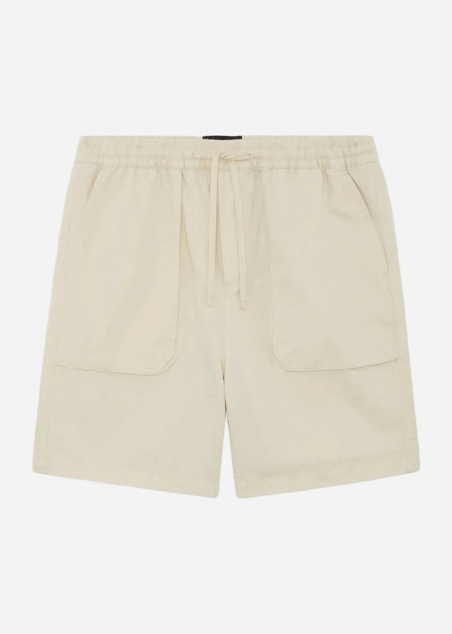 Lyle & Scott Korte Broeken Linen short - putty