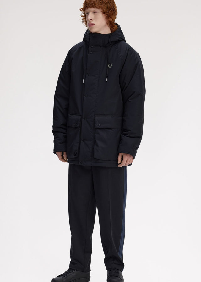 Fred Perry Jassen Padded zip through jacket - black