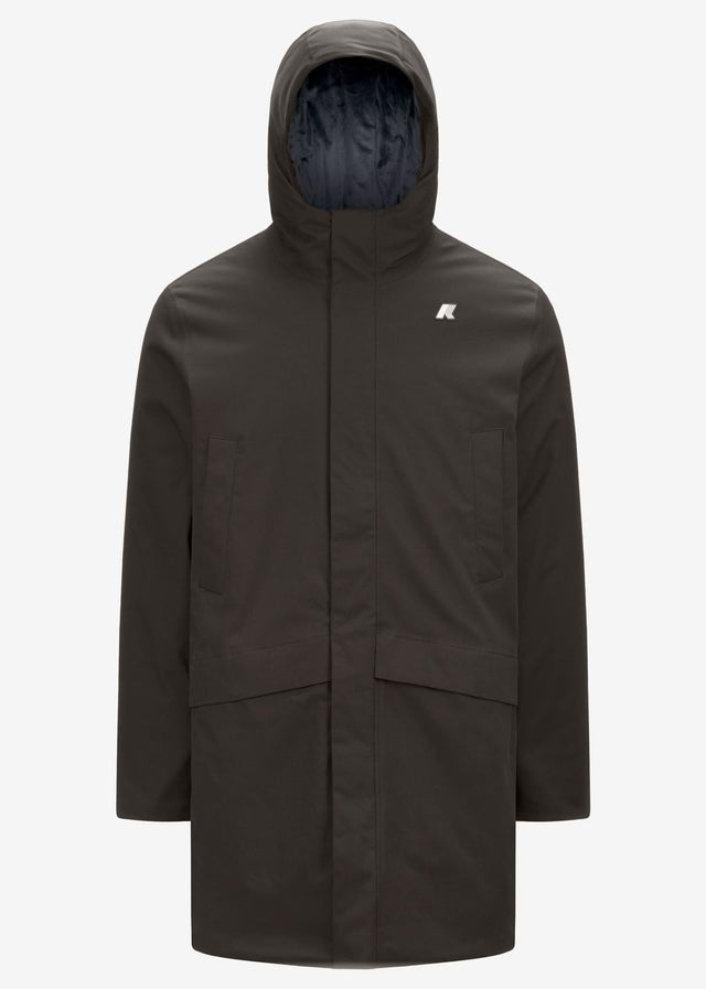 K-Way Jassen Jarno twill marmotta - black olive blue airforce