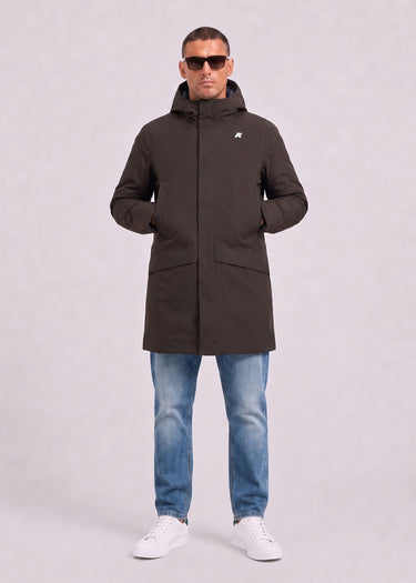 K-Way Jassen Jarno twill marmotta - black olive blue airforce