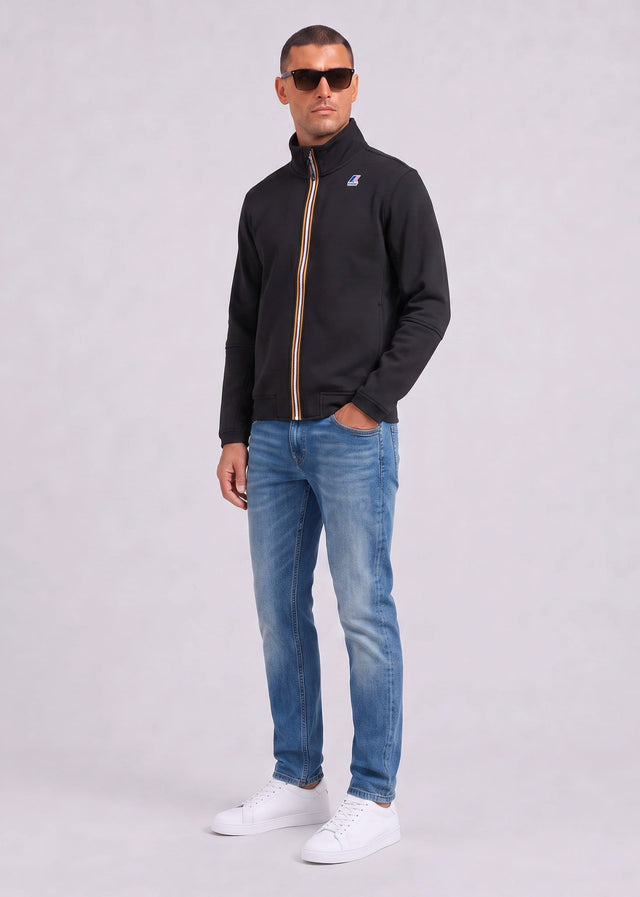 K-Way Vesten Pepin brushed pc - black pure