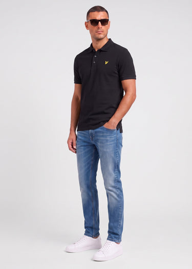 Lyle & Scott Polo's Plain polo shirt - jet black