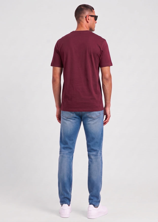 Lyle & Scott T-shirts Plain t-shirt - burgundy