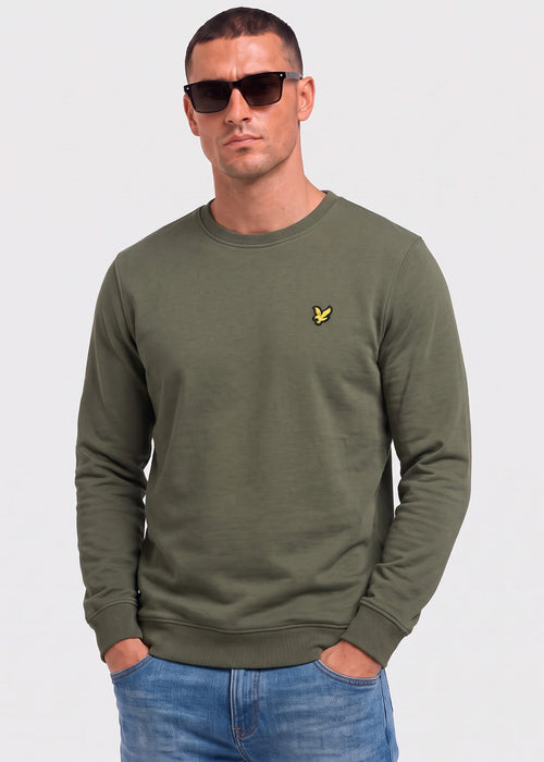 Crew neck sweatshirt - journey olive