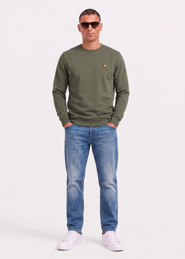 Lyle & Scott Truien Crew neck sweatshirt - journey olive