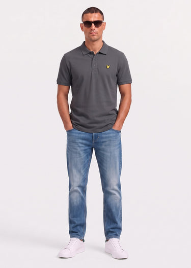 Lyle & Scott Polo's Plain polo shirt - charcoal