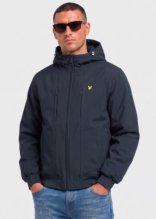 Wadded softshell jacket - dark navy