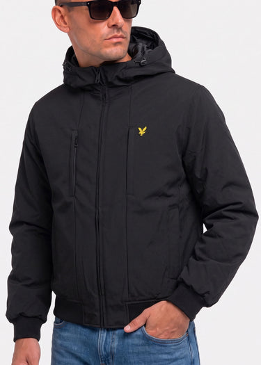 Lyle & Scott Jassen Wadded softshell jacket - jet black
