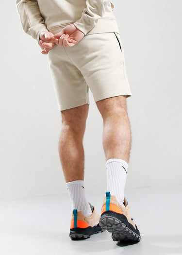 Marshall Artist Korte Broeken  Siren jersey short - sandstone 