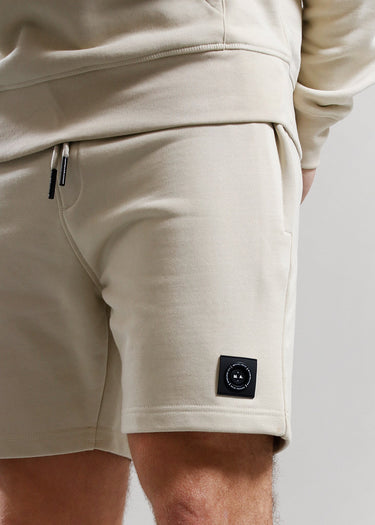 Marshall Artist Korte Broeken  Siren jersey short - sandstone 