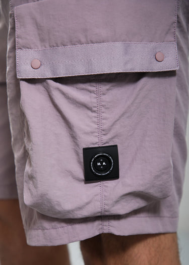 Marshall Artist Korte Broeken Woodvale cargo short - dark rose