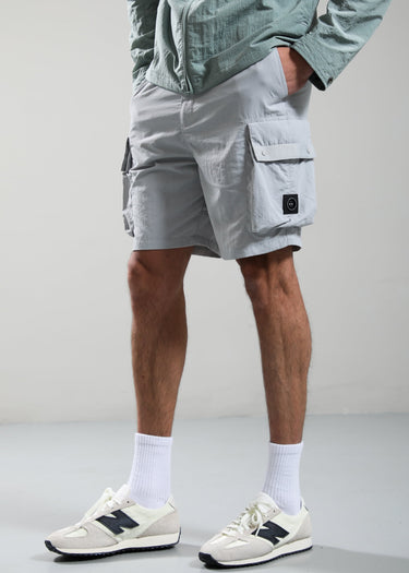 Marshall Artist Korte Broeken Woodvale cargo short - oceanic grey