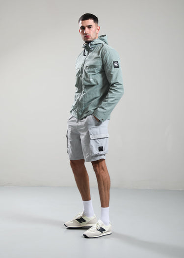 Marshall Artist Korte Broeken Woodvale cargo short - oceanic grey