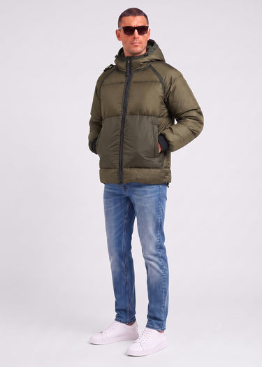 MA.Strum Jassen Cobra down jacket - bronze green