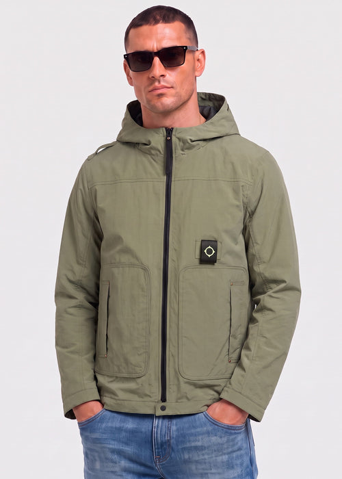 Velum runner jacket - brinze green