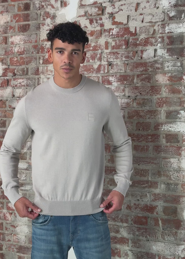 Hugo Boss Truien Kanovano s - open grey