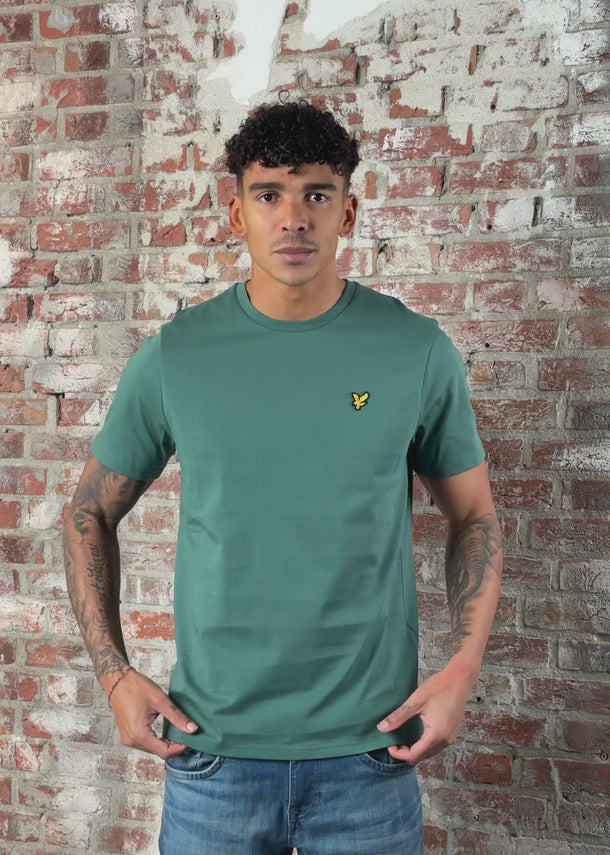 Lyle & Scott T-shirts Plain t-shirt - everglade