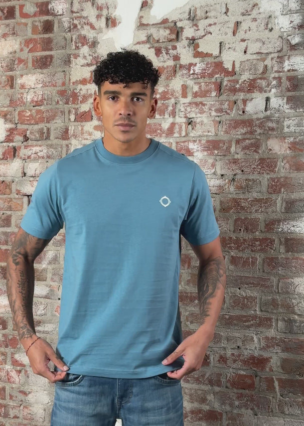 MA.Strum T-shirts Mastrum icon tee - aegean blue