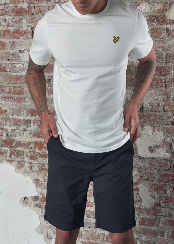 Lyle & Scott Korte Broeken Chino short - jet black