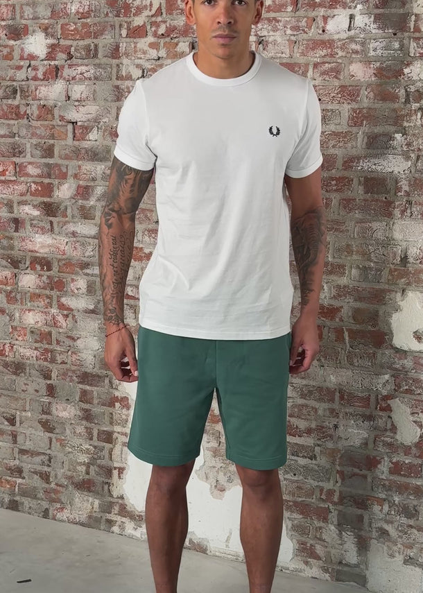 Lyle & Scott Korte Broeken Plain sweat short - everglade