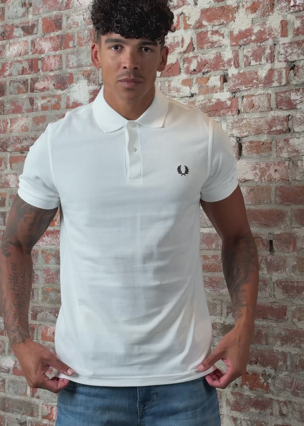 Fred Perry Polo's Plain Fred Perry polo shirt - white