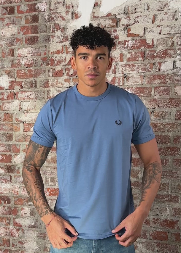 Fred Perry T-shirts Ringer t-shirt - ace blue
