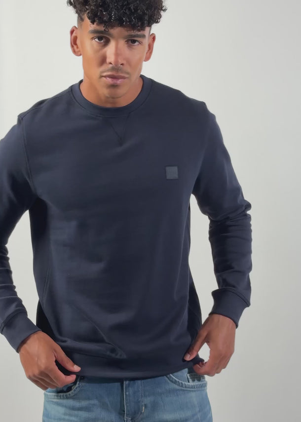 Hugo Boss Truien Westart sweater - dark blue