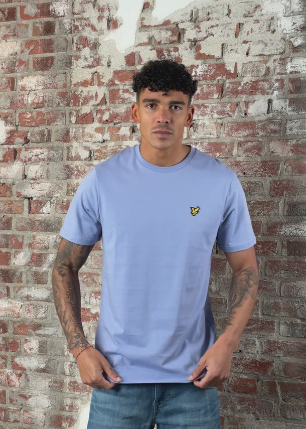 Lyle & Scott T-shirts Plain t-shirt - bubble blue