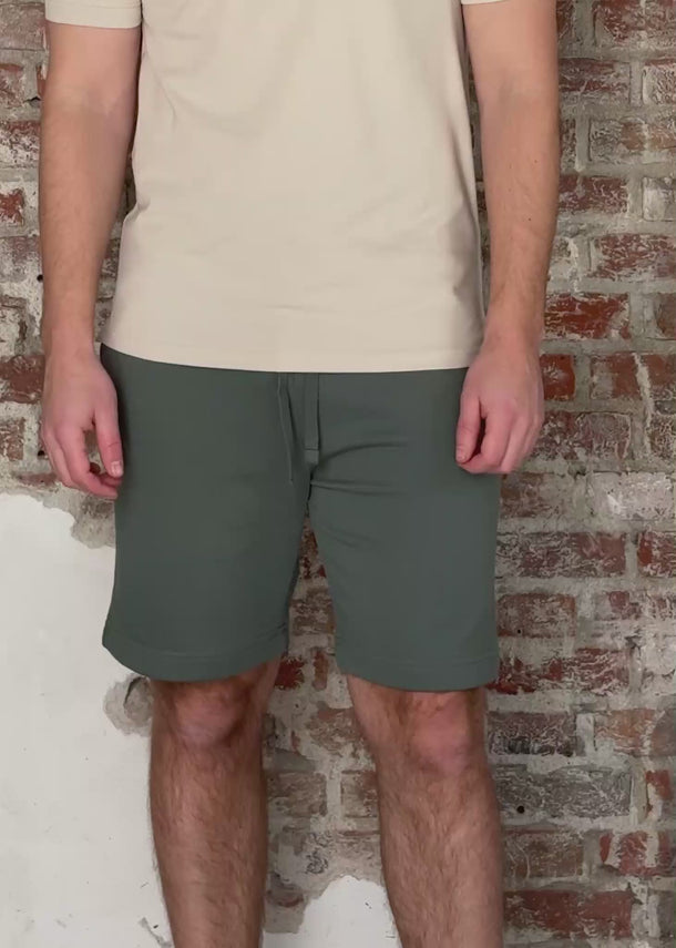 Lyle & Scott Korte Broeken Sweat short - green mercurial