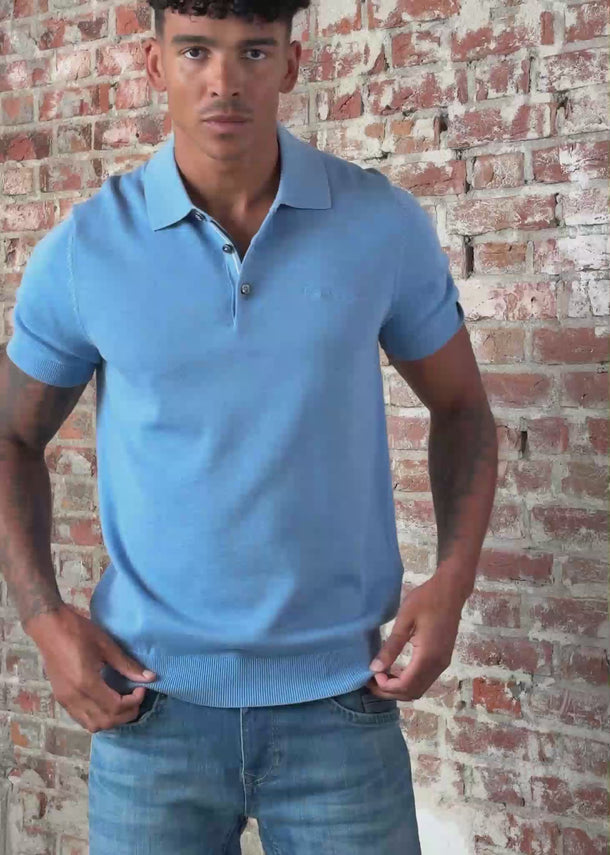 Ben Sherman Polo's Signature ss polo - glacier
