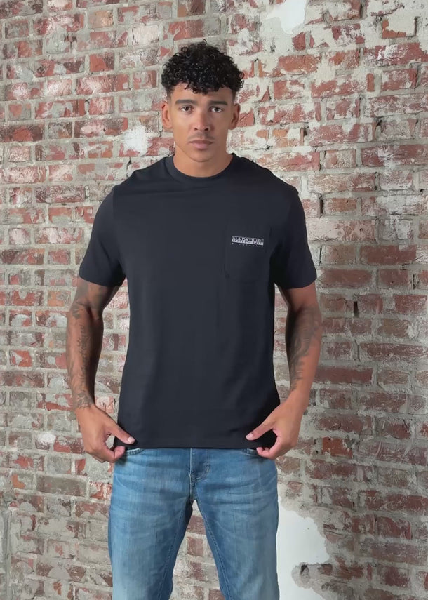 Napapijri T-shirts Fanes - black beauty