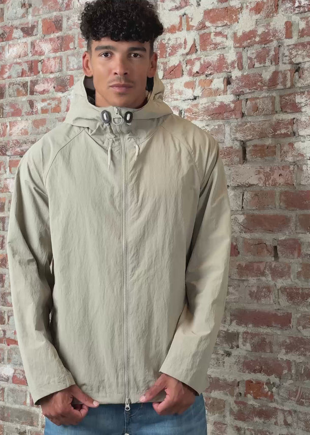 Barbour Jassen Barbour wylam showerproof jacket - concrete northshore