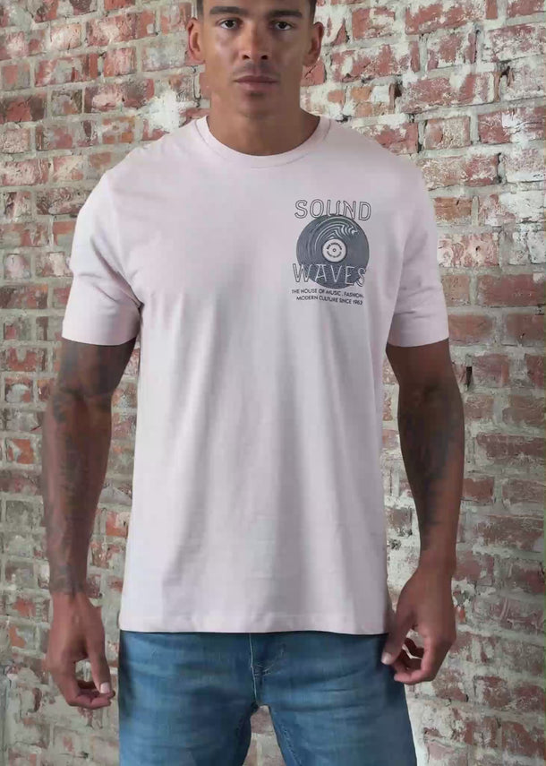 Ben Sherman T-shirts Ocean record - blush pink