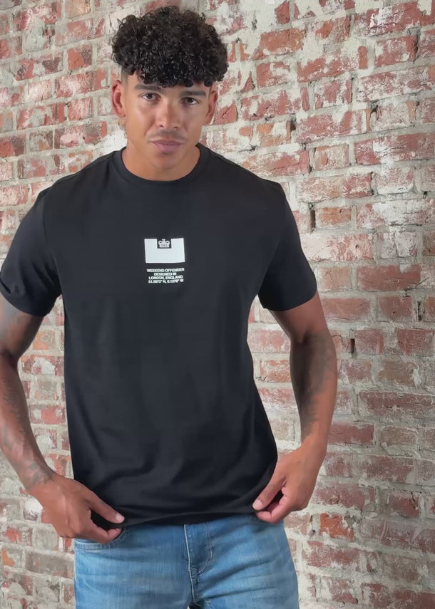 Weekend Offender T-shirts Carmine - black