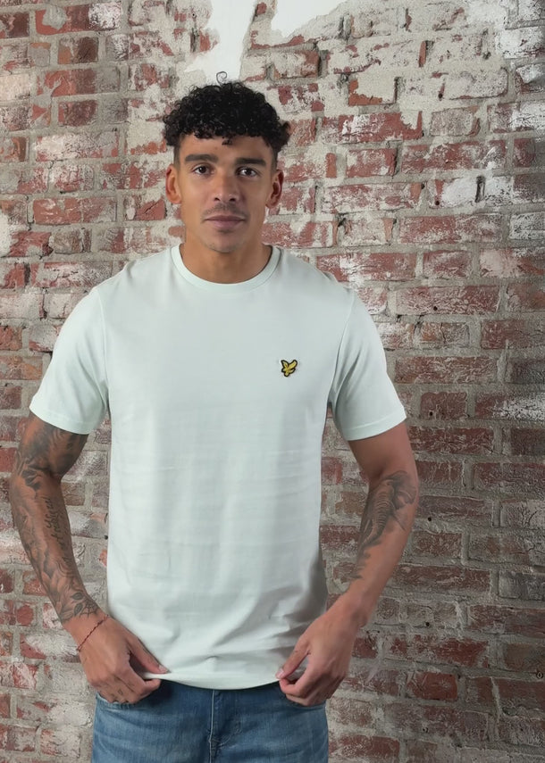 Lyle & Scott T-shirts Plain t-shirt - opal blue