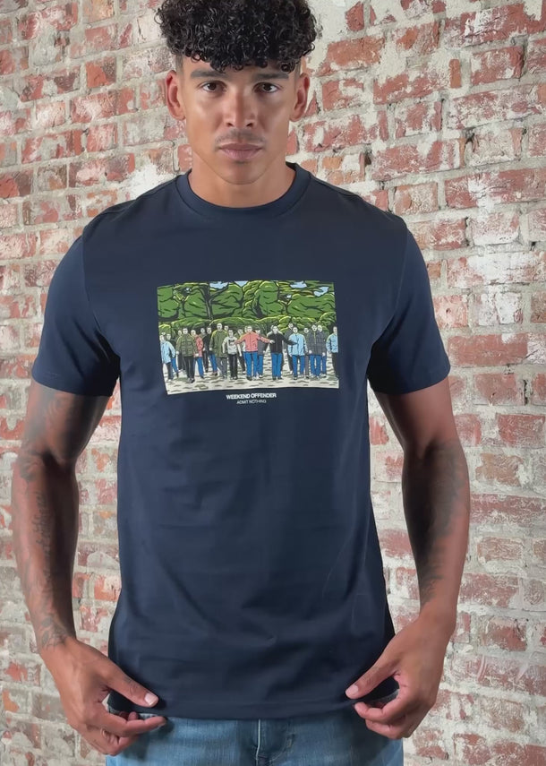 Weekend Offender T-shirts Green street GSE - navy