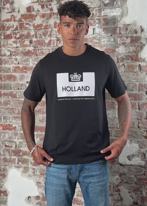 Weekend Offender T-shirts Holland oranje weekend offender - black