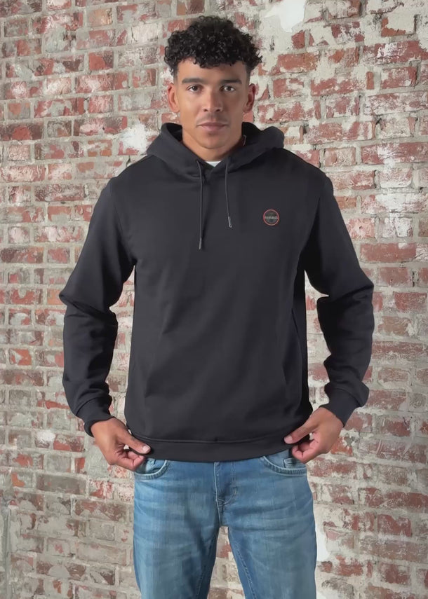 Napapijri Hoodies Badge hoodie - black beauty