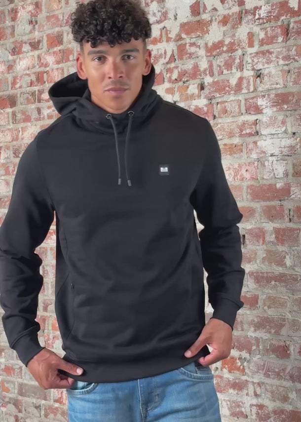 Weekend Offender Hoodies Ribbe - black