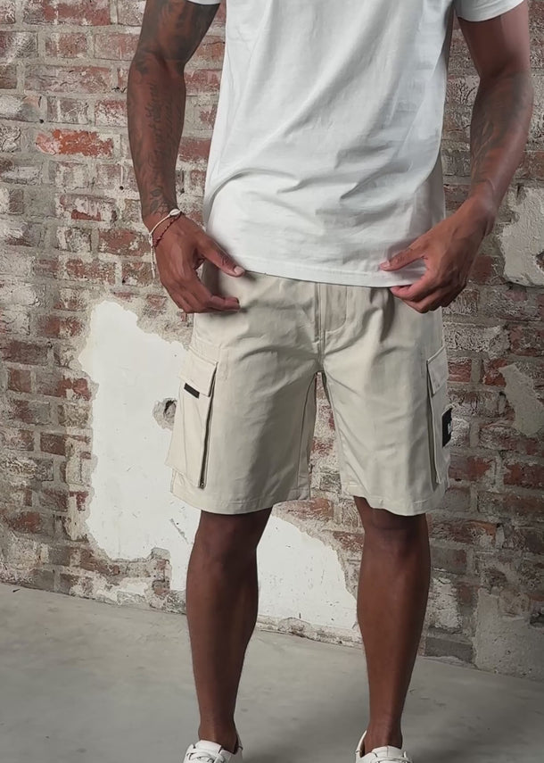 Weekend Offender Korte Broeken Mascia cargo short - cement