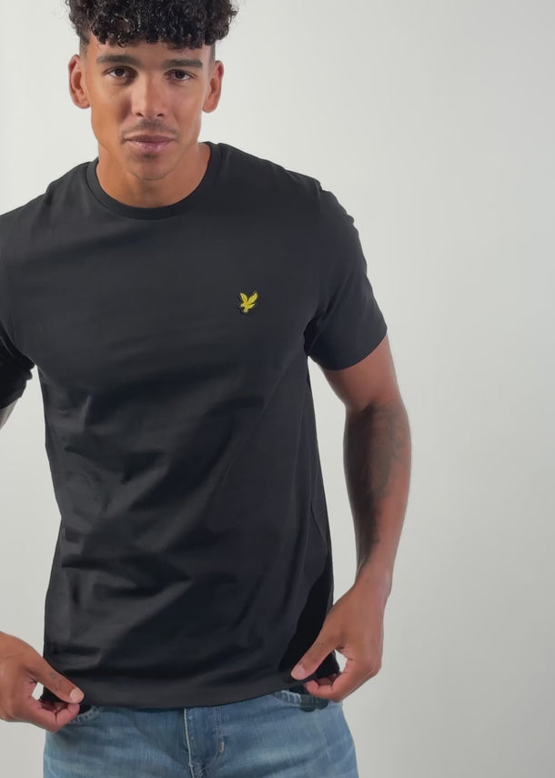 Lyle & Scott T-shirts Plain t-shirt - jet black