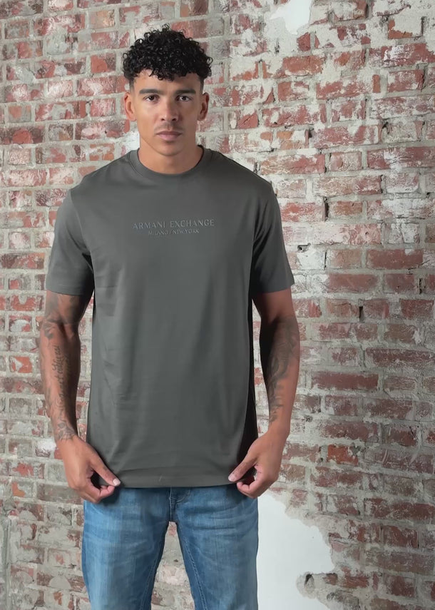 Armani Exchange T-shirts T-shirt - sage green