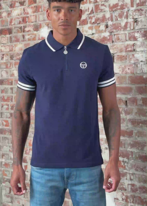 Sergio Tacchini Polo's New iceberg ps - maritime blue white