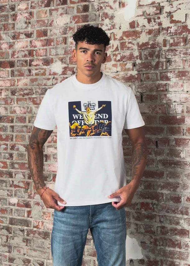 Weekend Offender T-shirts Leo gregory - white