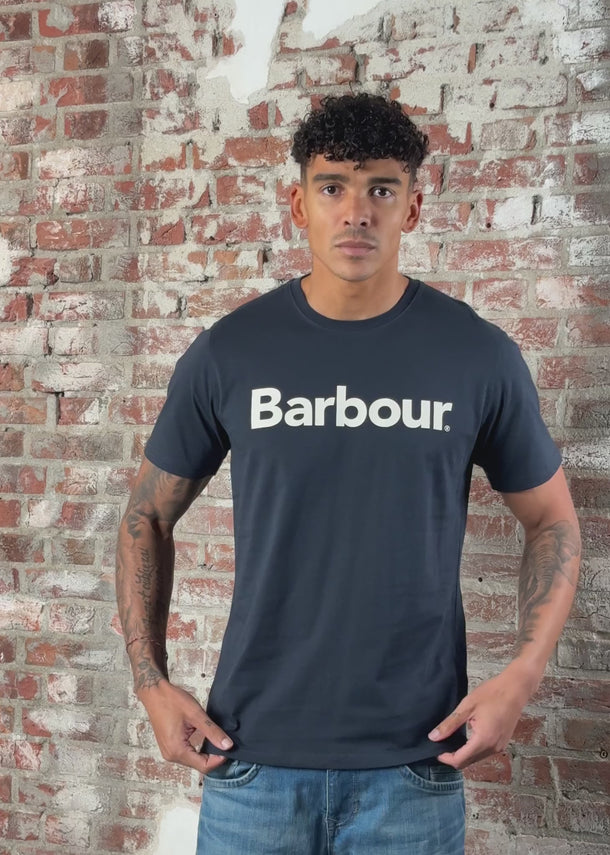 Barbour T-shirts Logo tee - new navy