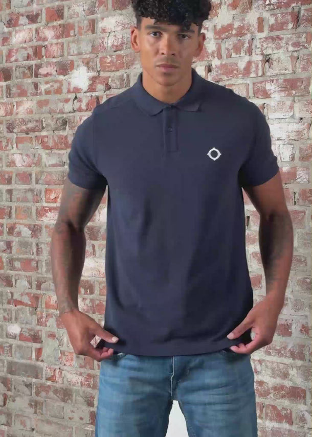 MA.Strum Polo's SS pique polo - ink navy