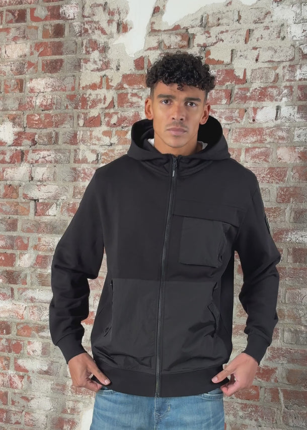 Weekend Offender Hoodies Daponte - black