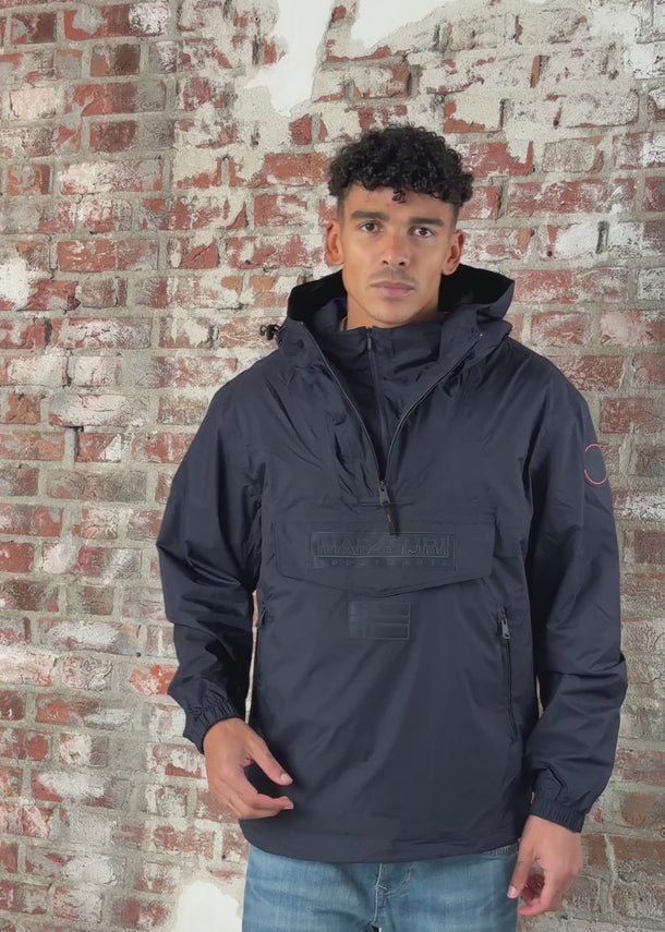 Napapijri Jassen Lightweight Packable Rainforest Overhead rf next Jacket - blu marine