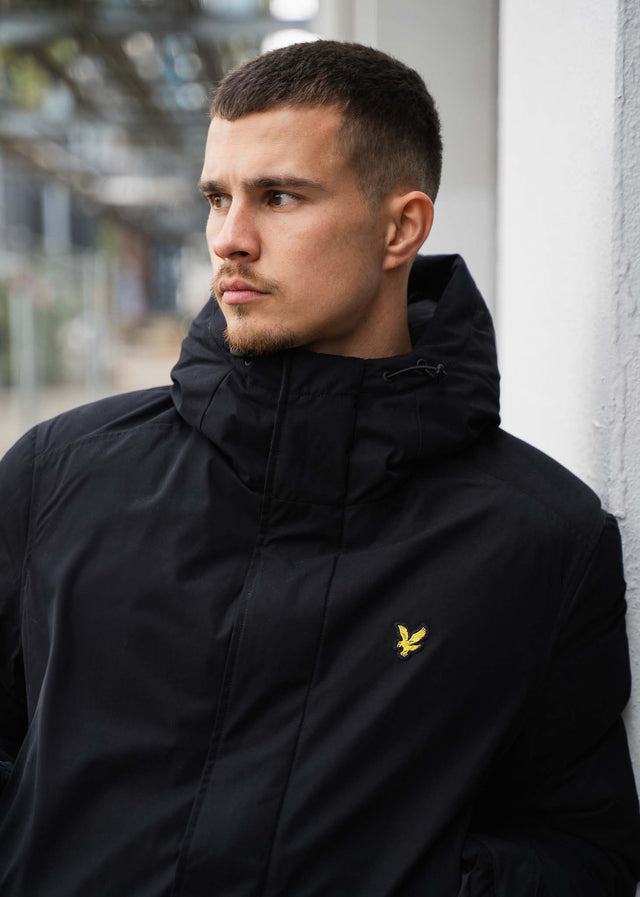 Lyle & Scott Jassen Membrane parka - jet black