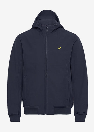 Lyle & Scott Jassen Fleece back softshell jacket - dark navy